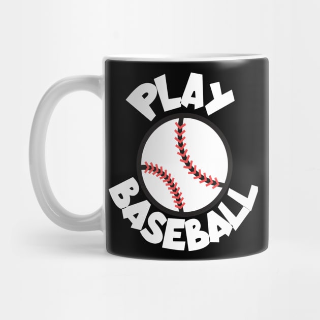 Play baseball white by maxcode